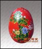 红瓷工艺品 景德镇唐龙陶瓷有限公司销售红瓷工艺品 时尚礼品 红釉牡丹瓷蛋
